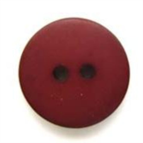 B5774 16mm Misty Burgundy Soft Sheen 2 Hole Button - Ribbonmoon