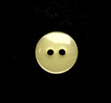 B13229 11mm Lemon Lightly Domed Pearlised 2 Hole Button - Ribbonmoon