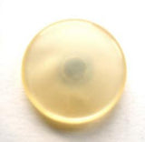 B5601 19mm Cream Pearlised Polyester Shank Button on a Metal Shank - Ribbonmoon