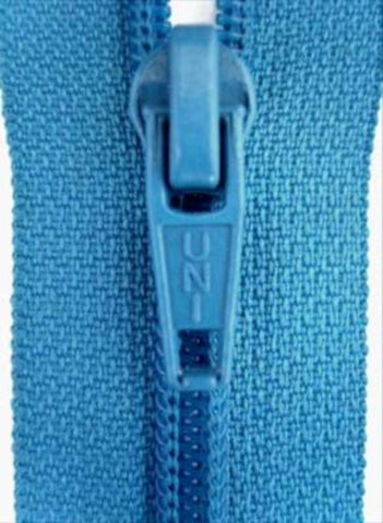 Z2862 31cm Pale Mariner Blue Nylon No.5 Closed End Zip - Ribbonmoon