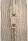Z2032 YKK 18cm Pale Beige Nylon No.5 Closed End Zip - Ribbonmoon