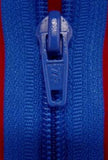 Z2502 36cm Dark Royal Blue Nylon No.5 Open End Zip - Ribbonmoon