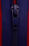 Z1042 66cm Light Navy Nylon No.5 Open End Zip - Ribbonmoon