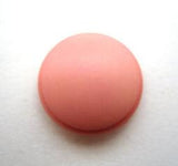 B16429 18mm Coral Pink Matt Shank Button - Ribbonmoon
