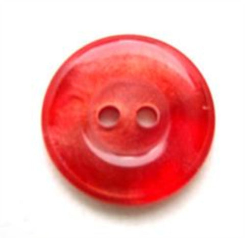 B10530 17mm Tonal Red Shimmery 2 Hole Button