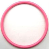 BAGHAND09 Pink Coloured 13cm Plastic Round Bag Handles, Pair - Ribbonmoon