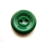 B13431 16mm Dusky Parakeet Green High Gloss Chunky 2 Hole Button
