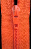 Z1797 18cm Pastel Orange Nylon No.3 Closed End Zip - Ribbonmoon