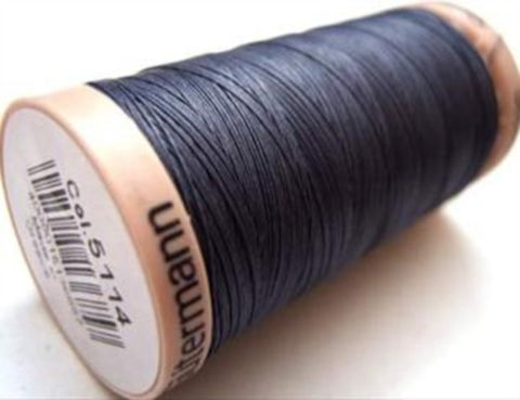 GQT 5114 Gutermann 200 metre spool of Cotton Quilting Thread Dark Grey