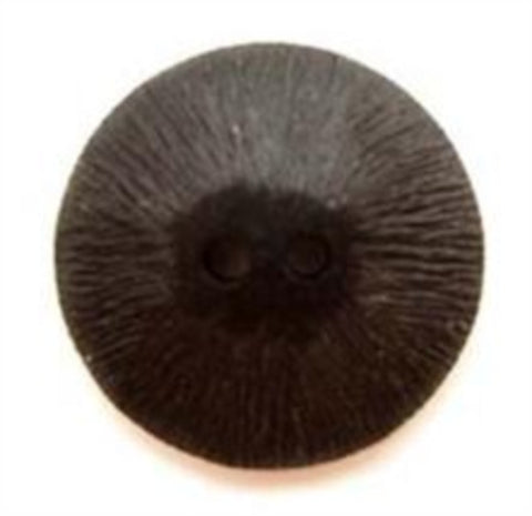 B5105 19mm Black Textured Matt 2 Hole Button - Ribbonmoon