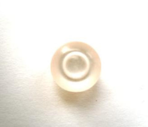 B12484 11mm Oyster Ice Pearlised Domed Shank Button - Ribbonmoon