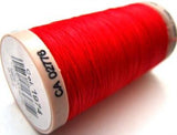 GQT 1974 Gutermann 200 metre spool of Cotton Quilting Thread.Bright Red