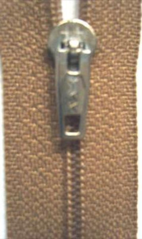 Z3475 YKK 18cm Camel Pin Lock No.2 Closed End Zip - Ribbonmoon