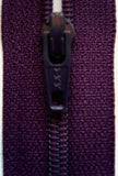 Z1842 YKK 25cm Pale Blackberry Nylon No.3 Closed End Zip - Ribbonmoon