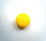 B9666 10mm Bright Yellow Glossy Button, Hole Built into the Back - Ribbonmoon