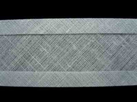BB269 25mm Pale Blue Grey 100% Cotton Bias Binding Tape - Ribbonmoon