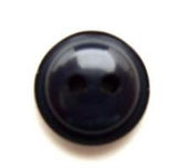 B6192 13mm Cerulean Navy Domed and Glossy 2 Hole Button - Ribbonmoon