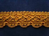 FT604 25mm Old and Burnt Gold Braid Trimming