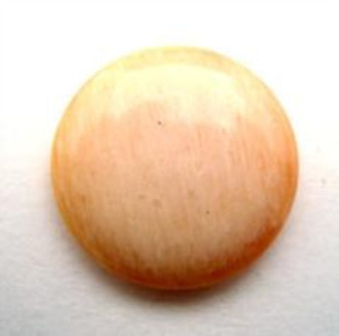B16220 20mm Frosted Apricot Shank Button - Ribbonmoon