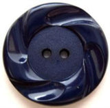 B8191 25mm Navy Matt Centre 2 Hole Button