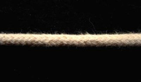 PCNAT13 3mm Cream Natural Cream Unbleached Cotton Piping Cord - Ribbonmoon