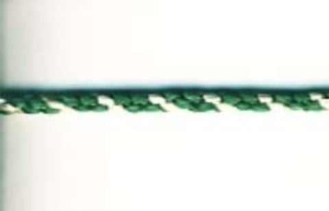 C441 4mm Pale Jade Green and Pearl White Satin Sheen Decorative Cord