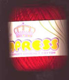 Crochet Cotton, Deep Red, 365 Metres, 65 Gram Ball