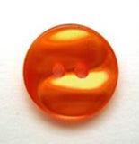 B5801 14mm Tonal Orange Shimmery 2 Hole Button - Ribbonmoon