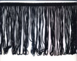 FT1725 30cm Black Looped Dress Fringe - Ribbonmoon