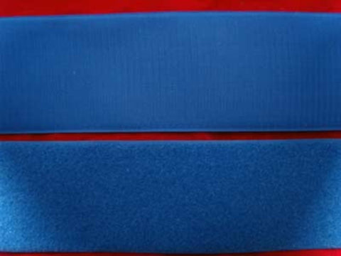 HL35 100mm Royal Blue Sew On Hook and Loop Fastening Tape - Ribbonmoon