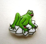 B14335 17mm Frog Shaped Novelty Shank Button