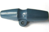 B10081 43mm Air Force Blue Toggle Button on a Shank - Ribbonmoon