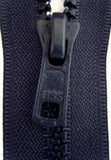 Z2946 30cm Navy Closed End Zip,Plastic Chunky Teeth No.6 - Ribbonmoon
