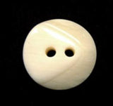 B15621 18mm Frosted Cream Chunky Gloss 2 Hole Button - Ribbonmoon