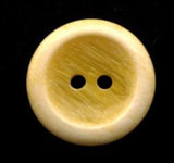 B12087 19mm Frosted Yellow Gloss 2 Hole Button - Ribbonmoon