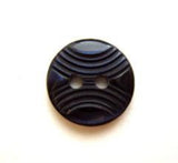 B8139 12mm Tonal Navy Textured 2 Hole Button - Ribbonmoon