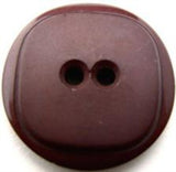 B11126 26mm Rosy Brown Matt Centre 2 Hole Button - Ribbonmoon