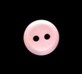 B16538 10mm Pale Pink Gloss 2 Hole Button