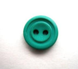 B13342 13mm Pale Jade Green Matt Centre 2 Hole Button - Ribbonmoon