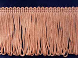 FT143 55cm Dusky Peach Melba Dense Looped Dress Fringe - Ribbonmoon