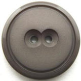 B13486 27mm Mid Grey Matt Centre 2 Hole Button - Ribbonmoon