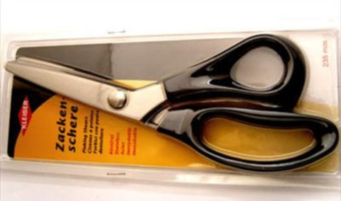 SCISSOR07 235mm Pinking Shears / Scissors, Stainless Steel by Klieber. - Ribbonmoon