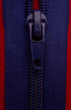 Z1037 71cm Light Navy Nylon No.5 Open End Zip - Ribbonmoon