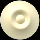 B6399 50mm Cream Bone Sheen Button, Hole Built into the Back - Ribbonmoon
