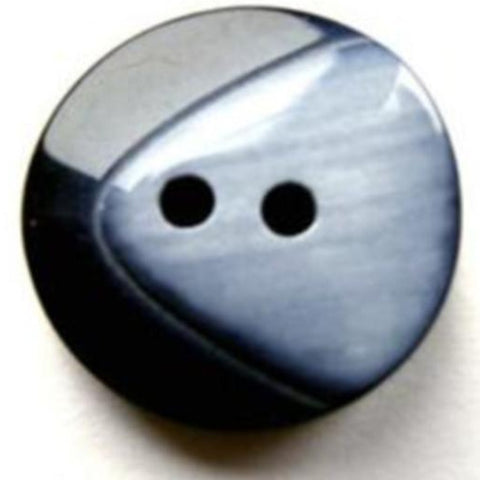 B18187 25mm Frosted Navy Chunky Gloss 2 Hole Button