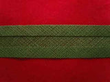 BB004 12mm Deep Leaf Green 100% Cotton Bias Binding - Ribbonmoon