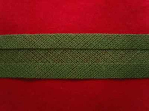 BB004 12mm Deep Leaf Green 100% Cotton Bias Binding - Ribbonmoon