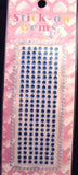 STICKJEWEL35 3mm Royal Blue Self Adhesive Diamonte Rhinestones - Ribbonmoon