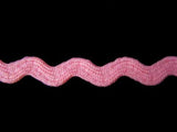 RIC06 8mm Baby Pink Ric Rac Braid - Ribbonmoon