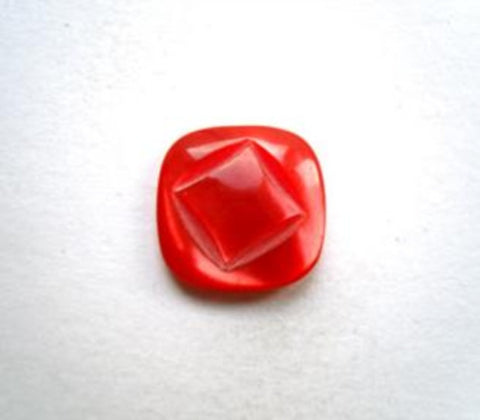 B12449 11mm Tonal Red Pearlised Shank Button
